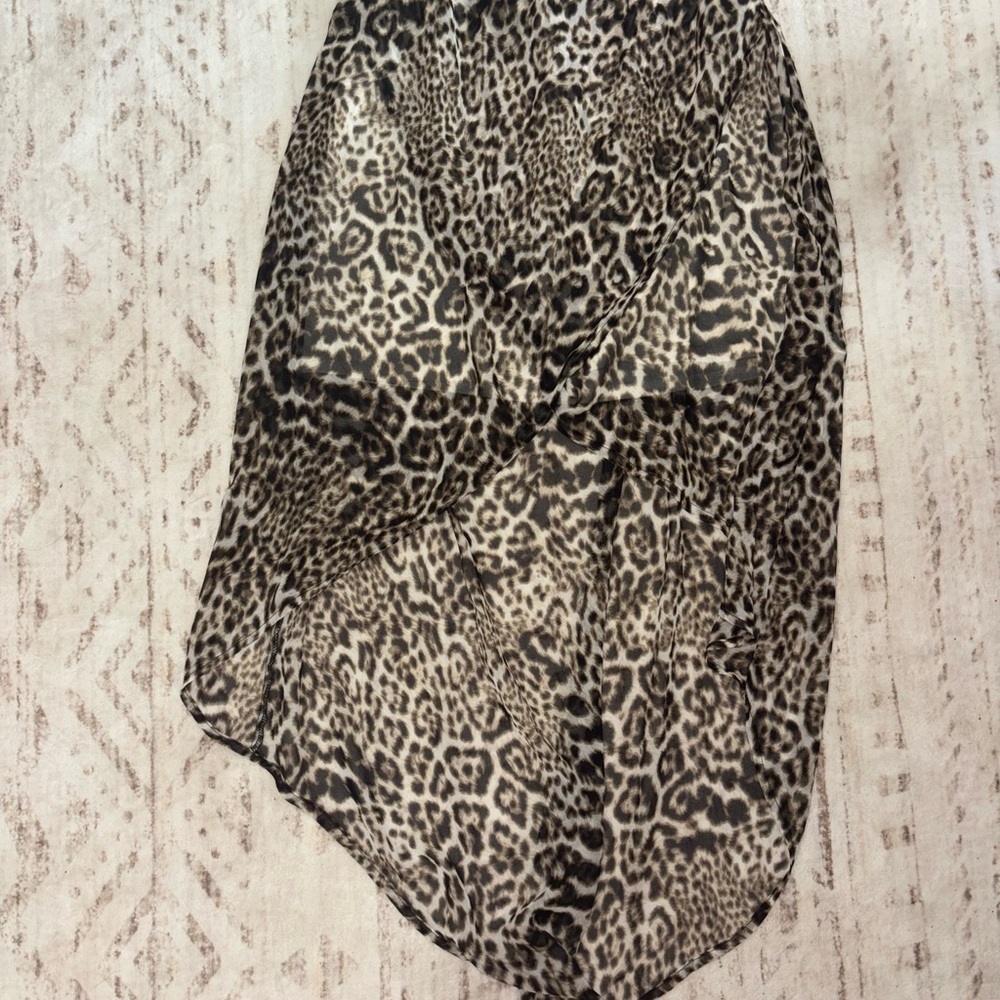 Leopard Print Women's Skirt